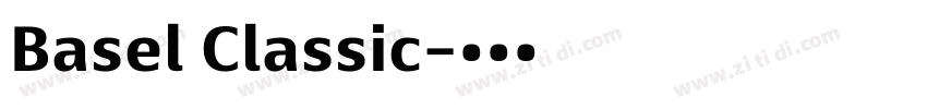 Basel Classic字体转换